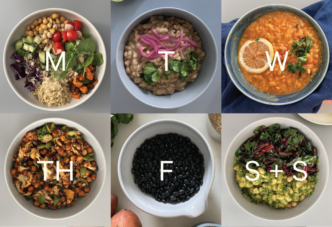 Weekly Meal Plan: Beans all Week!