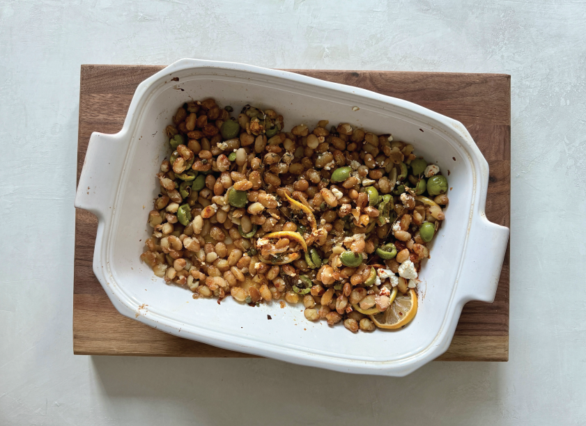 Olive Oil Braised Beans