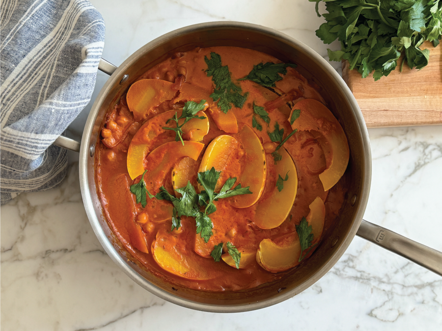 Marinara Beans + Squash